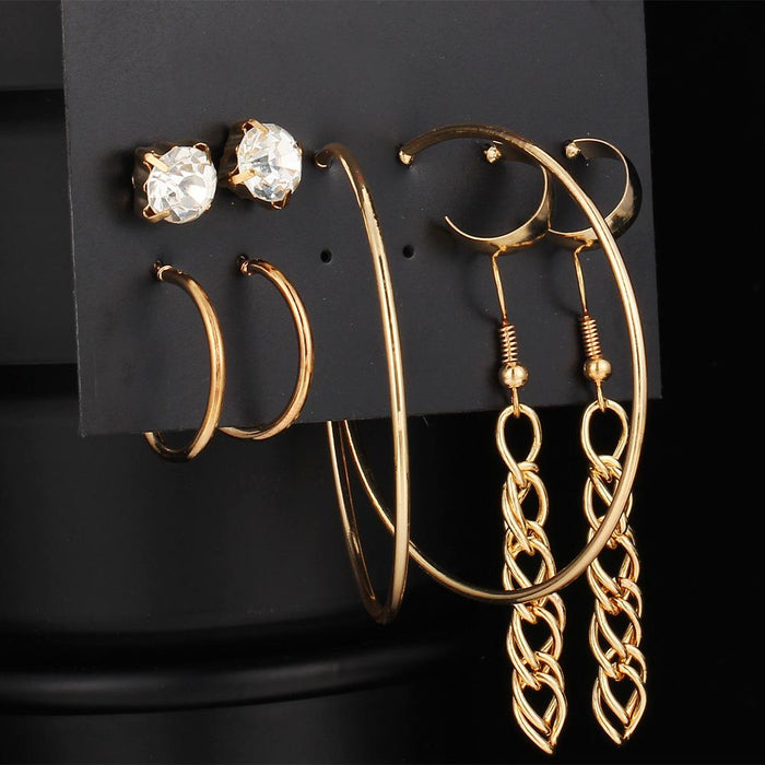 Wholesale retro simple tassel geometric diamond earringsJDC-ES-F303 earrings JoyasDeChina A02-06-19 Wholesale Jewelry JoyasDeChina Joyas De China