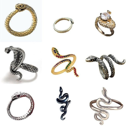 Wholesale retro winding snake series metal Rings JDC-RS-WN127 Rings 薇妮 Wholesale Jewelry JoyasDeChina Joyas De China