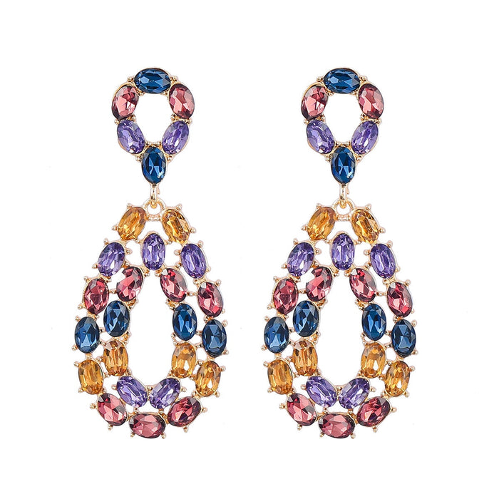 Wholesale Rhinestone Alloy Earrings JDC-ES-JL945 Earrings 氿乐 Wholesale Jewelry JoyasDeChina Joyas De China