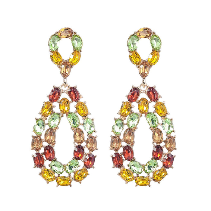 Wholesale Rhinestone Alloy Earrings JDC-ES-JL945 Earrings 氿乐 Wholesale Jewelry JoyasDeChina Joyas De China