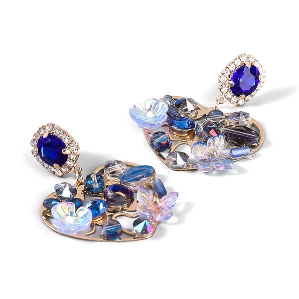 Wholesale Rhinestone alloy Fashion Earrings JDC-ES-JL814 Earrings 氿乐 Wholesale Jewelry JoyasDeChina Joyas De China