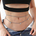 Wholesale Rhinestone Butterfly Metal Waist Chain JDC-BJ-TZ005 Body Jewelry 天缀 Combination Gold Wholesale Jewelry JoyasDeChina Joyas De China