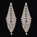 Wholesale Rhinestone Claw Chain Long Tassel Full Rhinestone Earrings JDC-ES-ZHONGW017 Earrings 众薇 gold Wholesale Jewelry JoyasDeChina Joyas De China