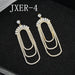 Wholesale Rhinestone Copper Steel Needle Tassel Earrings JDC-ES-JX015 Earrings 锦希 JXER-4 gold Wholesale Jewelry JoyasDeChina Joyas De China