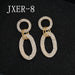 Wholesale Rhinestone Copper Tassel Earrings JDC-ES-JX017 Earrings 锦希 JXER-8 Wholesale Jewelry JoyasDeChina Joyas De China
