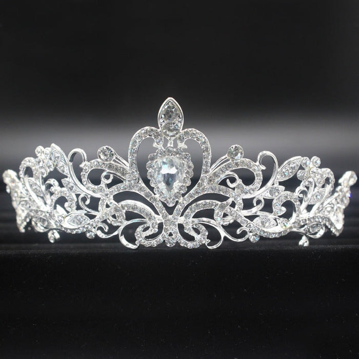 Wholesale Rhinestone Crown Hair Band JDC-HD-ZuanG005 Headband 钻岗 1 Wholesale Jewelry JoyasDeChina Joyas De China