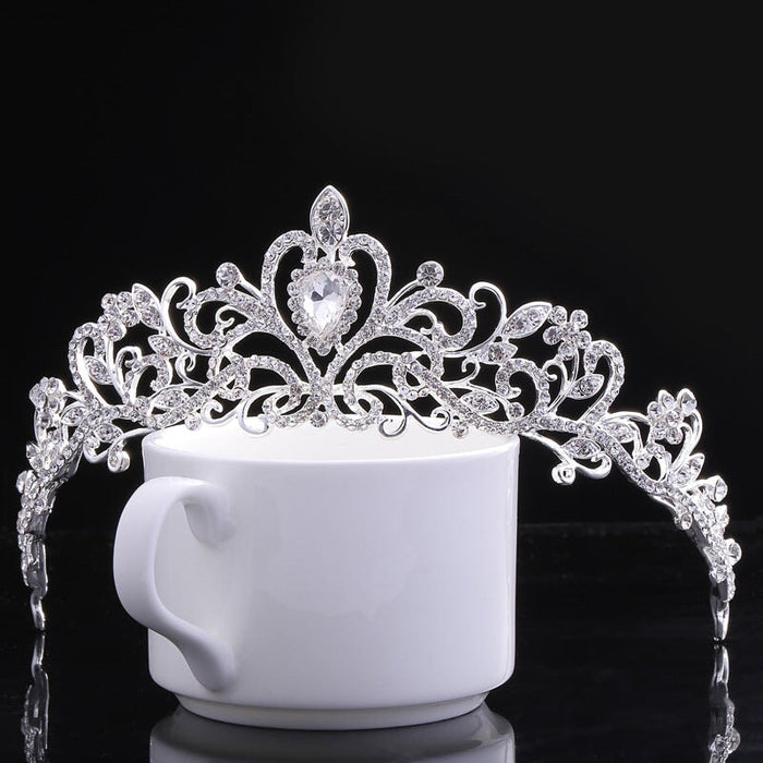Wholesale Rhinestone Crown Hair Band JDC-HD-ZuanG005 Headband 钻岗 Wholesale Jewelry JoyasDeChina Joyas De China