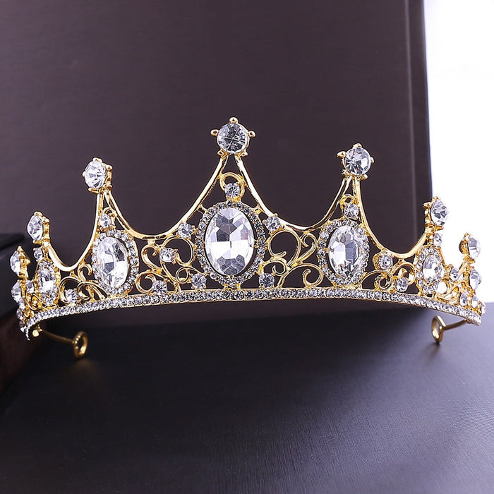 Wholesale Rhinestone Crown Hair Band JDC-HD-ZuanG007 Headband 钻岗 2 Wholesale Jewelry JoyasDeChina Joyas De China