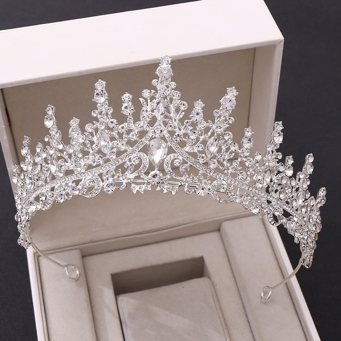 Wholesale Rhinestone Crown Hair Band JDC-HD-ZuanG010 Headband 钻岗 1 Wholesale Jewelry JoyasDeChina Joyas De China