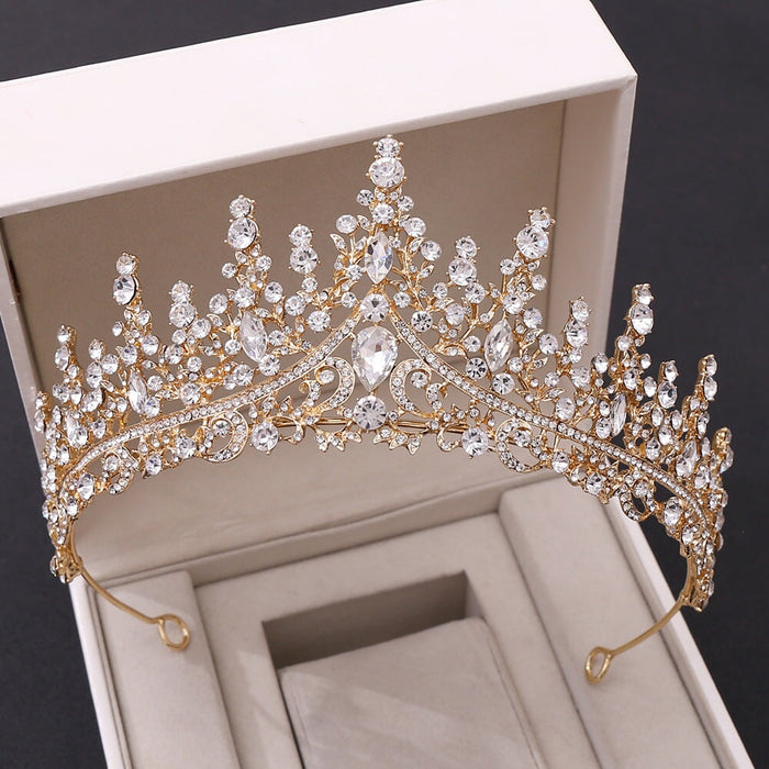 Wholesale Rhinestone Crown Hair Band JDC-HD-ZuanG010 Headband 钻岗 3 Wholesale Jewelry JoyasDeChina Joyas De China