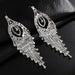 Wholesale Rhinestone crystal earrings JDC-ES-ZHONGW002 Earrings 众薇 Wholesale Jewelry JoyasDeChina Joyas De China