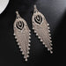 Wholesale Rhinestone crystal earrings JDC-ES-ZHONGW002 Earrings 众薇 Gold + White Diamond Wholesale Jewelry JoyasDeChina Joyas De China