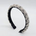 Wholesale rhinestone fabric headband JDC-HD-Yul047 Headband 雨灵 silver Wholesale Jewelry JoyasDeChina Joyas De China