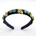 Wholesale rhinestone flannel headband JDC-HD-Yul012 Headband 雨灵 Wholesale Jewelry JoyasDeChina Joyas De China