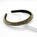 Wholesale rhinestone flannel headband JDC-HD-Yul055 Headband 雨灵 grey Wholesale Jewelry JoyasDeChina Joyas De China