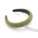 Wholesale rhinestone flannel pearl headband JDC-HD-Yul038 Headband 雨灵 green Wholesale Jewelry JoyasDeChina Joyas De China