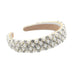 Wholesale rhinestone flannel pearl headband JDC-HD-Yul073 Headband 雨灵 Wholesale Jewelry JoyasDeChina Joyas De China