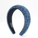 Wholesale rhinestone flannel sponge headband JDC-HD-Yul048 Headband 雨灵 Wholesale Jewelry JoyasDeChina Joyas De China