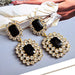 Wholesale Rhinestone Geometric Earrings JDC-ES-SK017 Earrings 深刻 Wholesale Jewelry JoyasDeChina Joyas De China