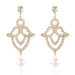 Wholesale Rhinestone imitation pearl metal earrings JDC-ES-TC183 Earrings JoyasDeChina golden Wholesale Jewelry JoyasDeChina Joyas De China