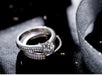 Wholesale Rhinestone inlaid fashion rings JDC-RS-ZhenR006 Rings 臻荣 Platinum 5 Wholesale Jewelry JoyasDeChina Joyas De China