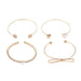 Wholesale Rhinestone Love Bow Alloy Bracelet JDC-BT-A031 Bracelet 妙雅 Wholesale Jewelry JoyasDeChina Joyas De China