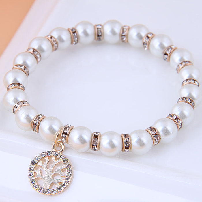Wholesale Rhinestone Pearl Alloy Fatima Bracelet JDC-BT-WY108 Bracelet JoyasDeChina 1# Wholesale Jewelry JoyasDeChina Joyas De China