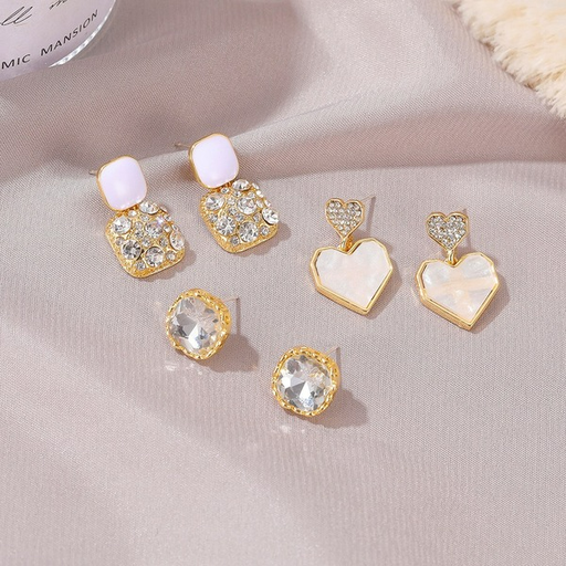 Wholesale Rhinestone pearl earrings JDC-ES-D600 Earrings JoyasDeChina Wholesale Jewelry JoyasDeChina Joyas De China