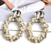 Wholesale Rhinestone Pearl Plating Alloy Earrings JDC-ES-SK021 Earrings 深刻 black Wholesale Jewelry JoyasDeChina Joyas De China