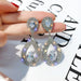 Wholesale Rhinestone Silver Earrings JDC-ES-BY-077 Earrings 宝钰 Sliver Wholesale Jewelry JoyasDeChina Joyas De China