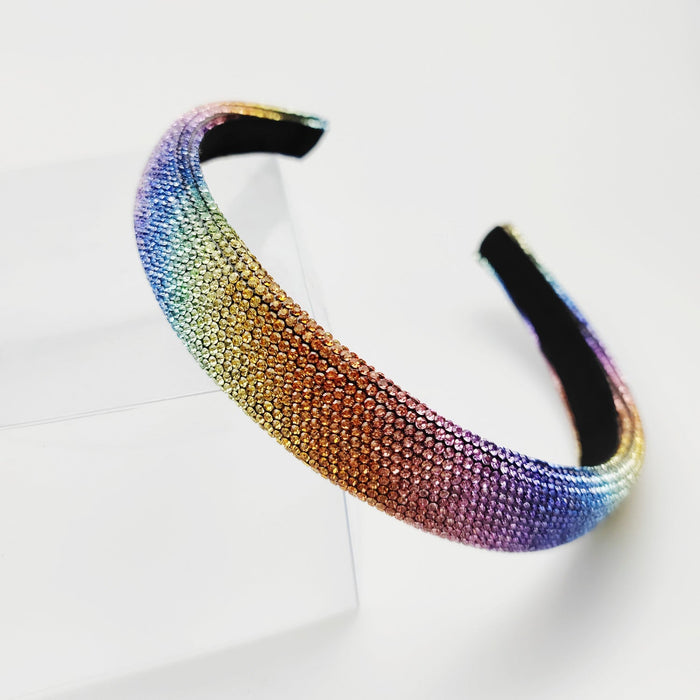 Wholesale Rhinestone simple wide edge anti-skid Headband JDC-HD-YingT001 headband 迎泰 Wholesale Jewelry JoyasDeChina Joyas De China