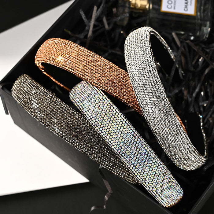Wholesale Rhinestone simple wide edge anti-skid Headband JDC-HD-YingT001 headband 迎泰 Wholesale Jewelry JoyasDeChina Joyas De China