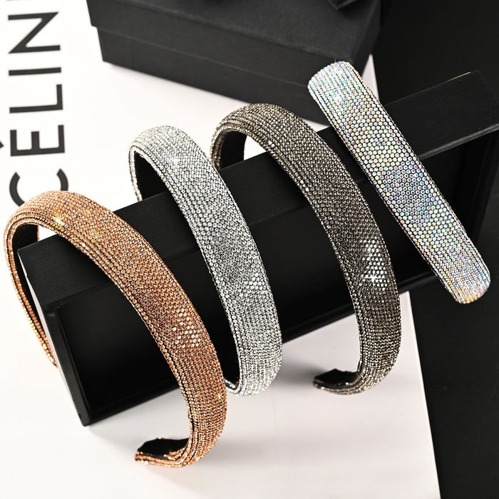 Wholesale Rhinestone simple wide edge anti-skid Headband JDC-HD-YingT001 headband 迎泰 Wholesale Jewelry JoyasDeChina Joyas De China