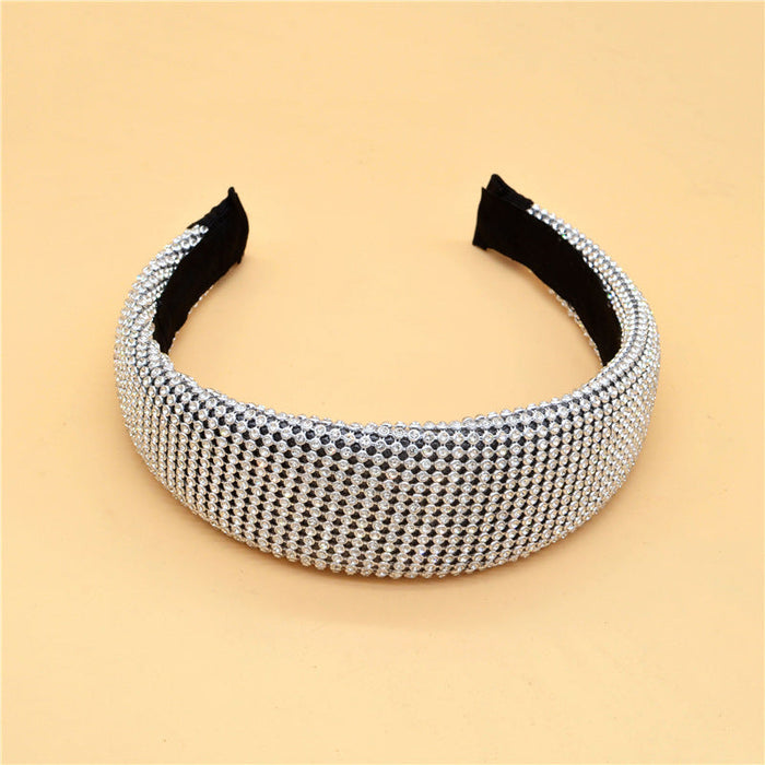 Wholesale rhinestone sponge headband JDC-HD-Yul037 Headband 雨灵 Wholesale Jewelry JoyasDeChina Joyas De China