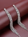 Wholesale Rhinestone Tassel Earrings JDC-ES-Bis022 Earrings 碧莎 Wholesale Jewelry JoyasDeChina Joyas De China