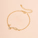 Wholesale Rhinestone Thin Chain Alloy Bracelet Ring Set JDC-BT-AYN013 Bracelet JoyasDeChina T049-bracelet Wholesale Jewelry JoyasDeChina Joyas De China