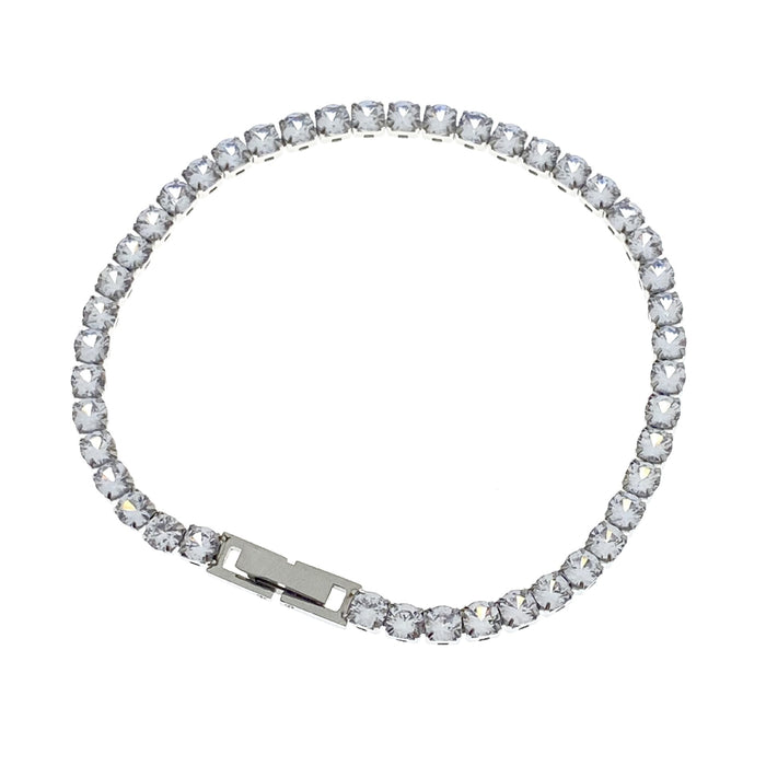 Wholesale Rhinestone Titanium Steel Zircon Cuban Bracelet Tennis Chain JDC-BT-JiuB011 Bracelet 玖柏 Wholesale Jewelry JoyasDeChina Joyas De China