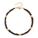 Wholesale Rice Beads Beaded Beach Anklet JDC-AS-ZW001 anklets 道妮 3#black gold Wholesale Jewelry JoyasDeChina Joyas De China