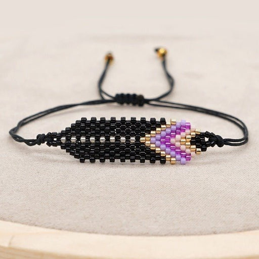 Wholesale rice beads woven leaf bracelet women JDC-BT-GBH075 Bracelet 怪我咯 Wholesale Jewelry JoyasDeChina Joyas De China