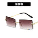 Wholesale rimless diamond trimmed sunglasses or women JDC-SG-KD133 Sunglasses 珂盾 Wholesale Jewelry JoyasDeChina Joyas De China
