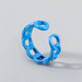 Wholesale Rings Blue drop oil openwork geometric shape JDC-RS-JL030 Rings JoyasDeChina Wholesale Jewelry JoyasDeChina Joyas De China