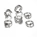 Bulk Jewelry Wholesale Rings Butterfly ancient silver Alloy JDC-RS-F539 Wholesale factory from China YIWU China