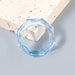 Wholesale Rings Candy color octagonal resin JDC-RS-JL081 Rings JoyasDeChina Blue Wholesale Jewelry JoyasDeChina Joyas De China