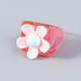 Wholesale Rings Candy color resin flower JDC-RS-JL042 Rings JoyasDeChina Red Wholesale Jewelry JoyasDeChina Joyas De China