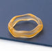 Wholesale Rings Candy color resin geometr JDC-RS-JL094 Rings JoyasDeChina brown Wholesale Jewelry JoyasDeChina Joyas De China