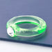 Wholesale Rings Candy color round resin acrylic JDC-RS-JL070 Rings JoyasDeChina Green Wholesale Jewelry JoyasDeChina Joyas De China