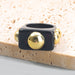 Wholesale Rings Candy-colored geometric resin JDC-RS-JL065 Rings JoyasDeChina black Wholesale Jewelry JoyasDeChina Joyas De China