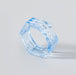 Wholesale Rings Candy-colored hexagonal resin JDC-RS-JL080 Rings JoyasDeChina Blue Wholesale Jewelry JoyasDeChina Joyas De China