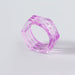 Wholesale Rings Candy-colored hexagonal resin JDC-RS-JL080 Rings JoyasDeChina violet Wholesale Jewelry JoyasDeChina Joyas De China