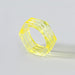 Wholesale Rings Candy-colored hexagonal resin JDC-RS-JL080 Rings JoyasDeChina yellow Wholesale Jewelry JoyasDeChina Joyas De China